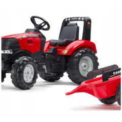 Case IH Kids Ride-On Tractor with Trailer (3–7 Years)