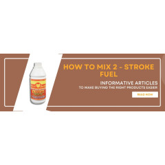Taking care of your 2-stroke engine: The art of mixing two-stroke fuel.