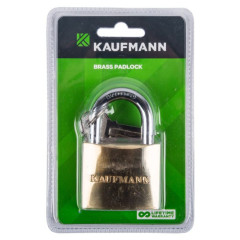 KAUFMANN BRASS LOCK 50MM KAUFMANN BRASS LOCK 50MM