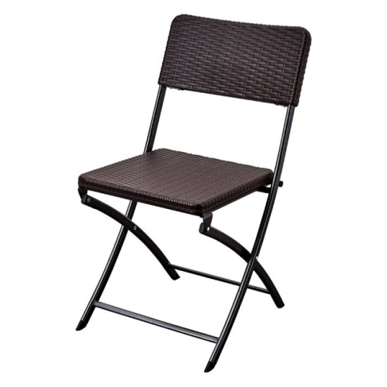 KAUFMANN CHAIR FOLDABLE HDPE BROWN