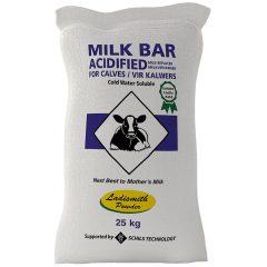 Ladismith Milk Bar Acidified Calf Milk Replacer (25kg | Cold Water Soluble)
