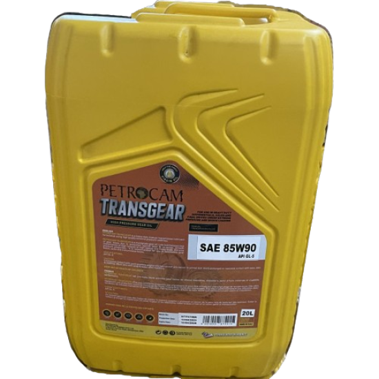 Petrocam Transgear SAE 85W90 API GL-5 - Synthetic Technology 20L