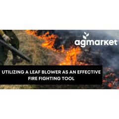 Firefighting with a leaf blower Firefighting with a leaf blower