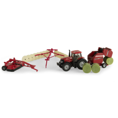 Case IH 1/64 Scale Haying Toy Replica Set