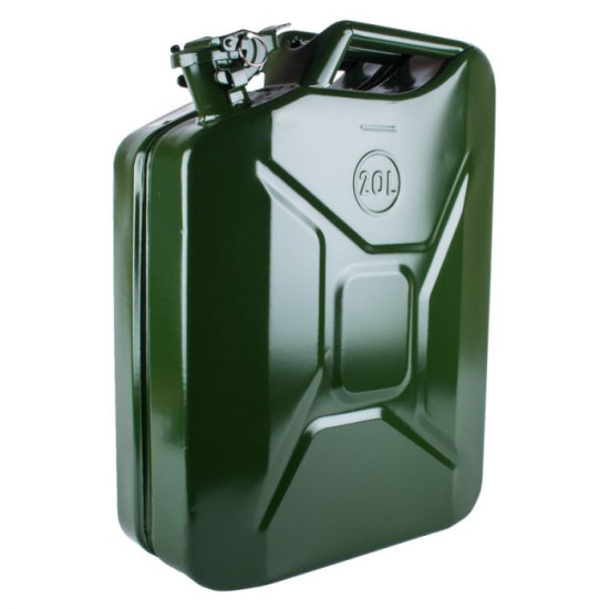 KAUFMANN JERRY CAN METAL PETROL GRN 20L