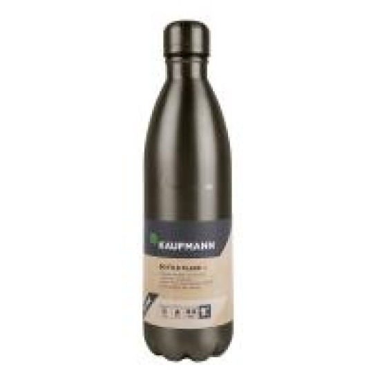 KAUFMANN FLASK BOTTLE S/STEEL GRY 1L