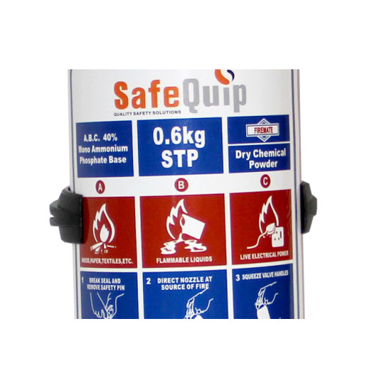 0,6kg DCP Fire Extinguisher Full |SABS Approved| SafeQuip 0,6kg DCP Fire Extinguisher Full |SABS Approved| SafeQuip
